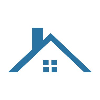 Emlak simgesi vektör illüstrasyon şablonu tasarımı