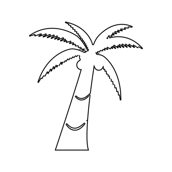 Obrázek Vektoru Letního Loga Palmy — Stockový vektor