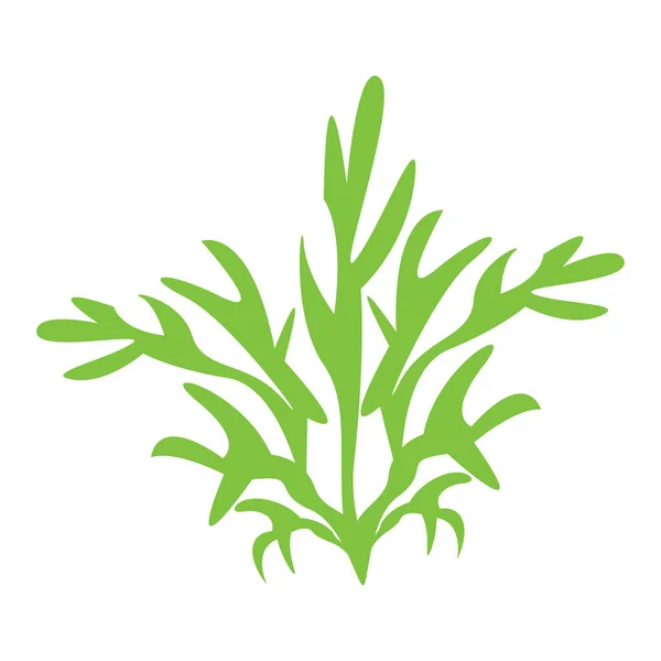 Seaweed Icon Vector Logo Ilustration —  Vetores de Stock