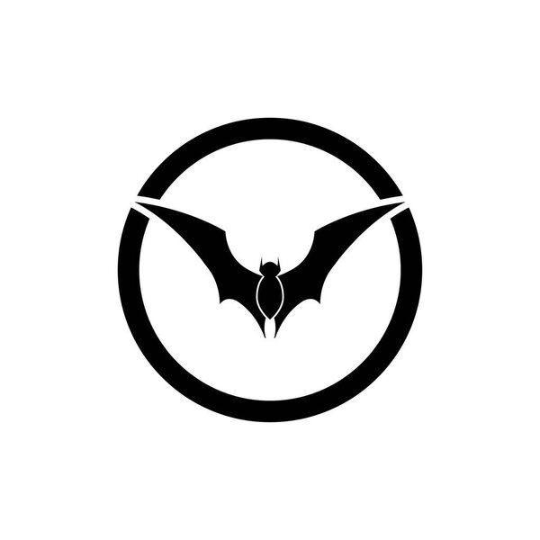 bat vector icon logo template illustration design