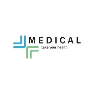 Sağlık Tıbbi Logosu vektör illüstrasyon tasarımı