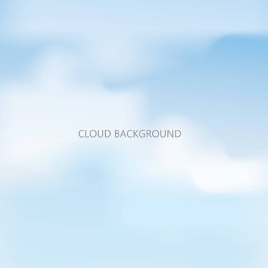 bulut arkaplan vektörü simge tasarım şablonu