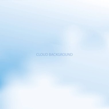 bulut arkaplan vektörü simge tasarım şablonu