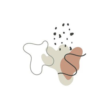 Dekoratif sanat estetik logo vektör illüstrasyon şablon tasarımı