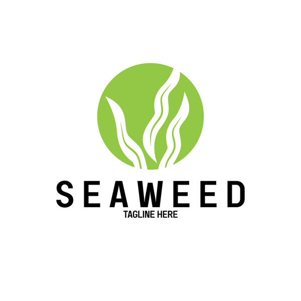 Seaweed vector logo icon vector illustration template design