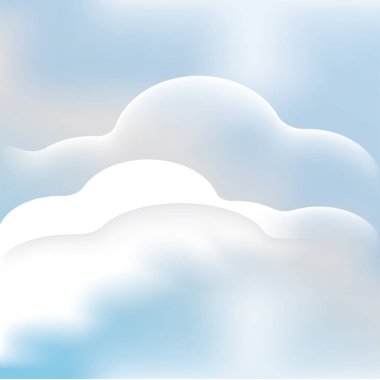 bulut arkaplan vektörü simge tasarım şablonu