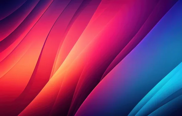 Abstract Colorful Gradient Wave