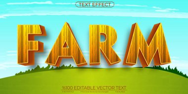 Sarı ve Bronz Parlak Çiftlik Düzenlenebilir ve Ölçeklenebilir Vektör Metni E