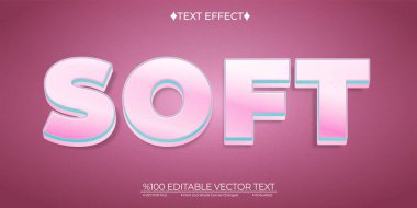 Parlak Yumuşak Düzenlenebilir Metin Efekti