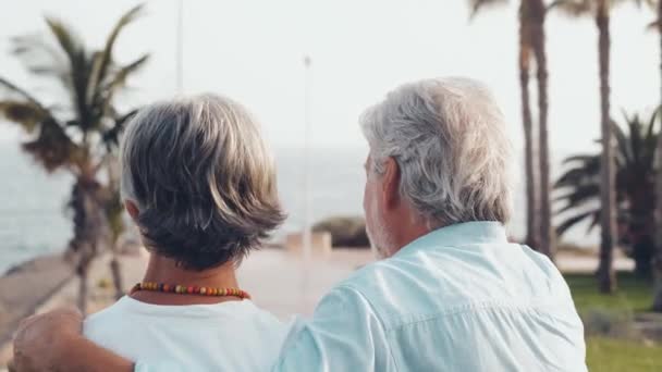 Bilder Glade Aktive Pensjonister Eller Pensjonister Som Har Det Gøy – stockvideo