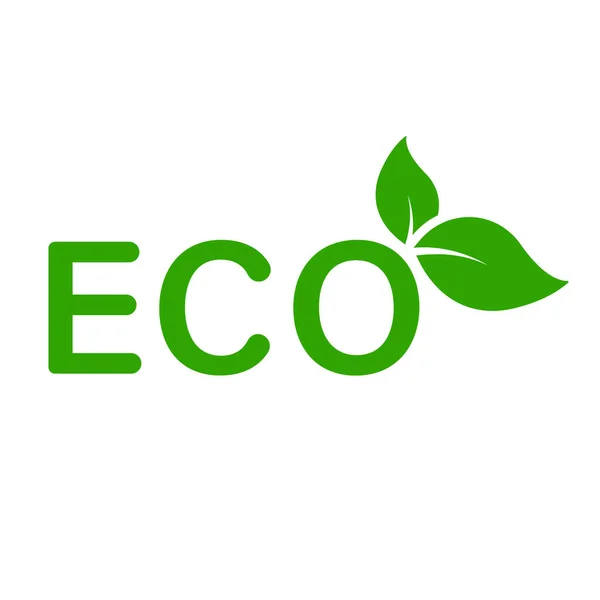 Pieczęć Ekologiczna Roślin Symbol Liści Organicznych Dla Zdrowego Produktu Żywnościowego — Wektor stockowy