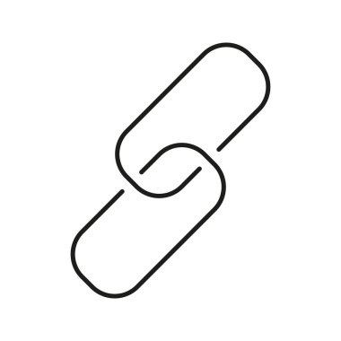 Chain Link Taslak Simgesi. Bağlantı, Ağ ve Bağlantı İnşaat Sembolü. Bağlantı, İlişki ve Bütünleşme 'yi temsil ediyor. Düzenlenebilir Vuruş. İzole Vektör İllüstrasyonu.