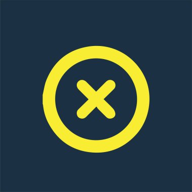 Çarpma sembolü. Temel matematik sembolü işareti. Hesap makinesi düğmesi simgesi. Vektör olarak iş finans kavramı. koyu mavi arkaplanda izole.