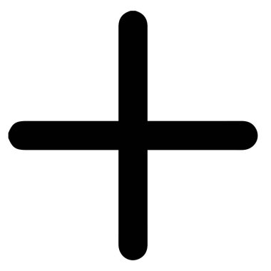 Artı sembol. Temel matematik sembolü işareti. Artı simge, Hesaplayıcı düğmesi simgesi. Vektör olarak iş finans kavramı. izole