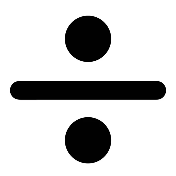 组织的标志基本数学符号符号 计算器按钮图标 向量中的商业金融概念 孤立的 — 图库矢量图片
