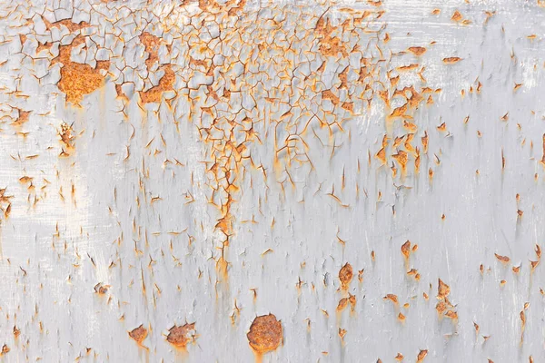 Paslı Metal Levhanın Dokusu Veya Arkaplanı Için Uygun Olan Kapağını — Stok fotoğraf