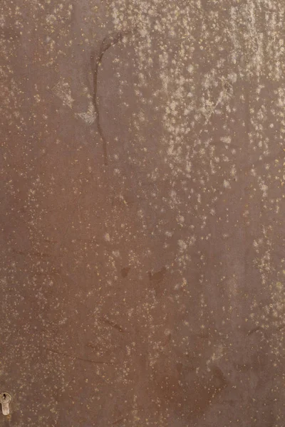 Nahaufnahme Einer Rostigen Eisenplatte Geeignet Als Hintergrund Oder Textur Für — Stockfoto