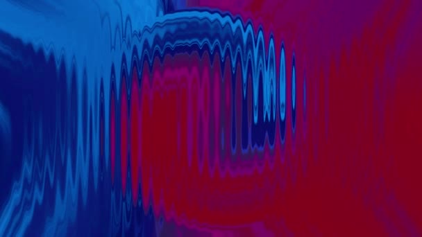 Wavy Turbulence Blue Red Background Resolution Backdrop — Stock video
