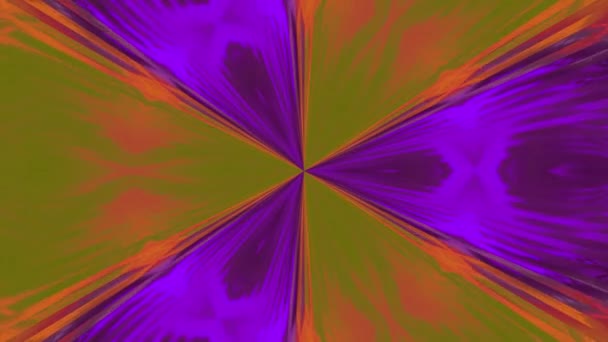 Symmetry Purple Yellow Animation Center Resolution Backdrop — Vídeo de Stock