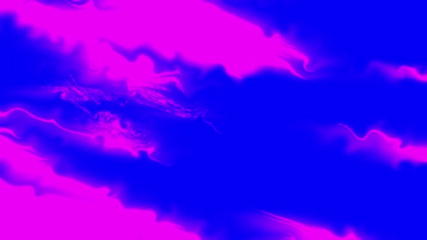 Синий Фиолетовый Эффект Турбулентности Фон Разрешением — стоковое видео