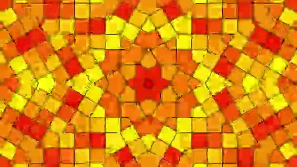 Fast Motion Geometry Shape Red Yellow Color Animate Resolution Backdrop — Stockvideo