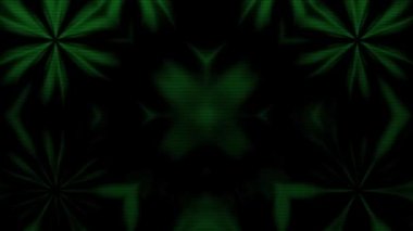 Matt Green animasyonu koyu arka planda. 4k çözünürlük 2B arkaplan