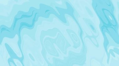 Parlak mavi soyut sıvı animasyon arka planı. 4k çözünürlük 2B arkaplan