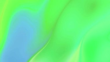 Yeşil mavi soyut animasyon arka plan efekti. 4k çözünürlük 2B arkaplan