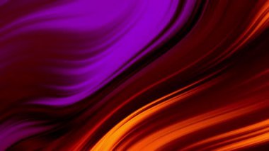 Purple and orange wave pattern animation background. 4k resolution 2D backdrop