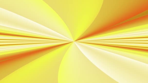Yellow Glow Color Spin Center Abstract Animation Resolution Backdrop — 图库视频影像