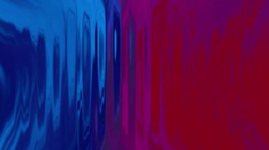 Warp caustic flood between blue and red animation. 4k footage PC 2D rendering