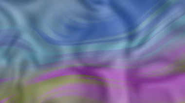 Soft blue caustic water flow effect of background animation. 4k footage PC 2D rendering