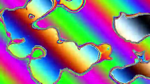 Rainbow Color Fluid Animation Gradient Background Effect Resolution Backdrop — 비디오
