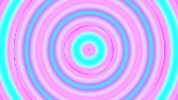 Circular Rotation Runnel Blue Purple Gradient Effect Footage Rendering — Video Stock