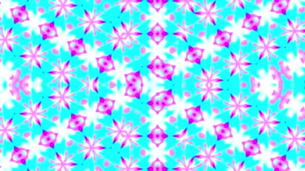 Kaleidoscope Glow Gradient Effect Animation Footage Rendering — Stockvideo