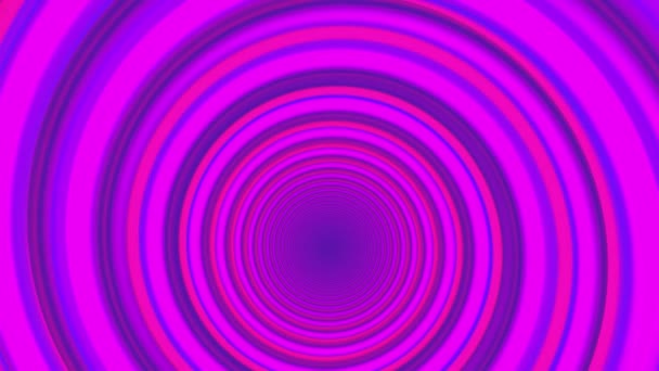 Circular Tunnel Pink Color Animation Background Footage Rendering — Wideo stockowe