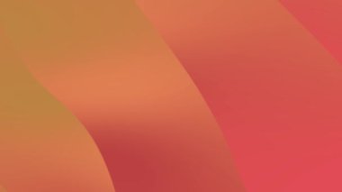 Orange transition wave pattern animation background abstract pattern. 4k resolution 2D backdrop