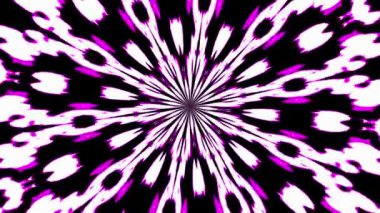 Fast motion radial at center purple animation. 4k resolution 2D backdrop