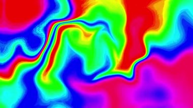 Colorful pastel ink mixture gradient animation background. 4k resolution 2D backdrop