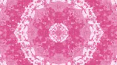 Pink fast motion mirror kaleidoscopic abstract background. 4k resolution 2D backdrop