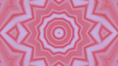 Pink rotation kaleidoscopic animation background. 4k resolution 2D backdrop
