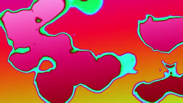 Fluid Oil Effect Colorful Background Abstract Animation Resolution Backdrop — 비디오