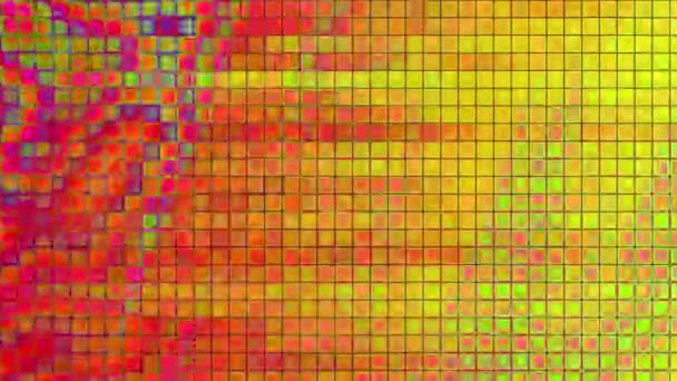 Yellow Fast Tile Motion Animation Background Resolution Backdrop — Αρχείο Βίντεο