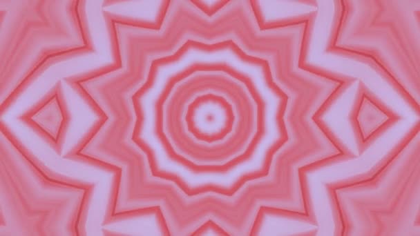 Pink Rotation Kaleidoscopic Animation Background Resolution Backdrop — Stockvideo