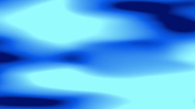 Glow blue in gradient animation background. 4k resolution 2D backdrop