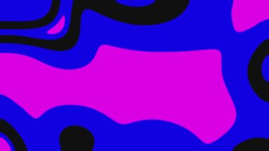 Posterize ink mixture animation background. 4k resolution 2D backdrop