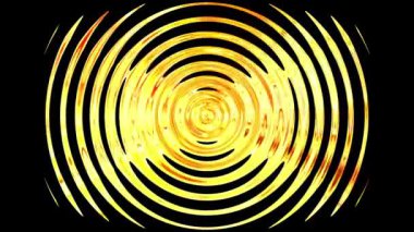 Circular wave pattern glow effect animation. 4k resolution 2D backdrop