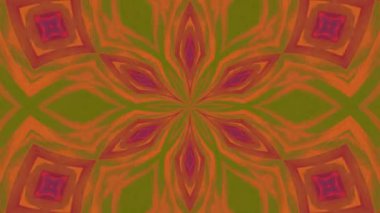 Wavy kaleidoscope animation background effect. 4k resolution 2D backdrop