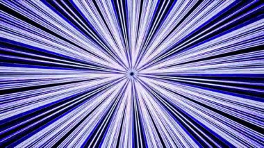 Fast motion of linear at center abstract background. 4k resolution 2D backdrop