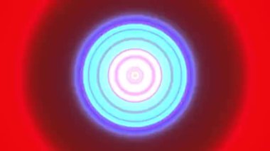 Fast glow circular animation pattern. 4k resolution 2D backdrop